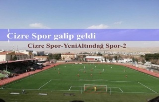 Cizre Spor Galip geldi