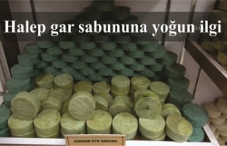 Halep gar sabununa yoğun ilgi