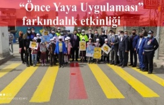 “Önce Yaya Uygulaması” farkındalık etkinliği