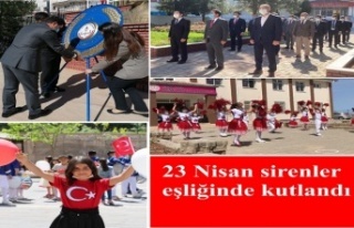 23 Nisan sirenler eşliğinde kutlandı