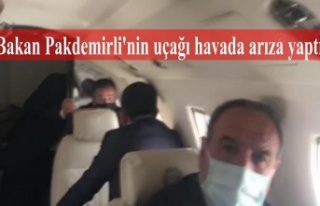 Bakan Pakdemirli'nin uçağı havada arıza yaptı