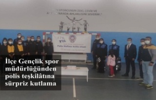 İlçe Gençlik spor müdürlüğünden polis teşkilatına...