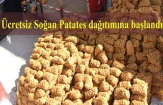 Ücretsiz Soğan Patates dağıtımına başlandı