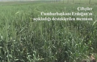 Çiftçiler Cumhurbaşkanı Erdoğan'ın açıkladığı...