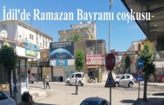 İdil'de Ramazan Bayramı coşkusu