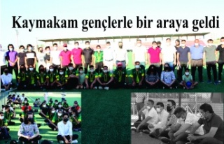 Kaymakam gençlerle bir araya geldi