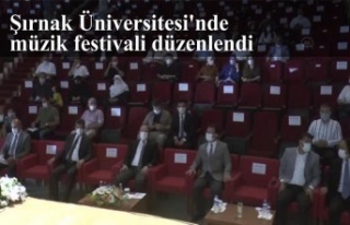 Şırnak Üniversitesi'nde müzik festivali düzenlendi