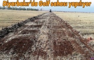 Diyarbakır’da Golf sahası yapılıyor