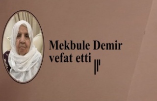 Mekbule Demir vefat etti