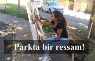 Sergiye parkta hazırlanıyor