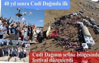 Cudi Dağında ilk festival düzenlendi