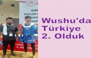 Wushu'da Türkiye 2. Olduk