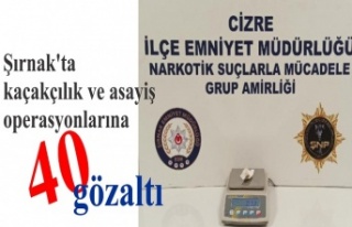 40 gözaltı