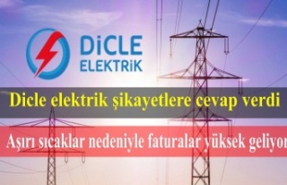 Dicle Elektrik: Aşırı sıcaklar nedeniyle faturalar...