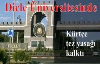 Dicle Üniversitesinde Kürtçe tez hazırlama yasağı...