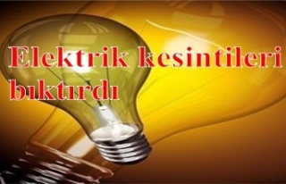 Elektrik kesintileri köylüleri bıktırdı