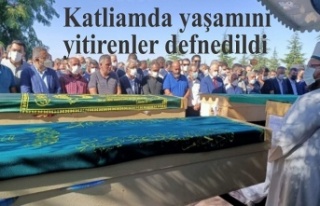 Katliamda yaşamını yitirenler defnedildi