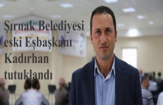 Şırnak Belediyesi eski Eşbaşkanı Kadırhan tutuklandı