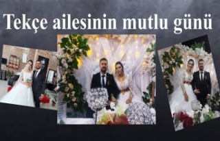 Tekçe ailesi ile Balur ailesinin mutlu günü