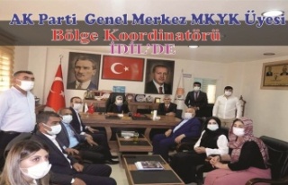 AK Parti Bölge koordinatörü İdil'de