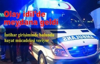 Bir kadının intihar girişiminde bulunduğu iddia...