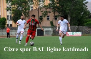 Cizrespor'un BAL'a ligine katılmama kararı...