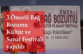 3.Ömerli Bağ Bozumu Kültür ve Sanat Festivali...