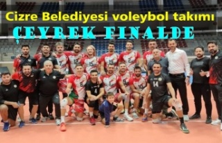 Cizre Belediyesi voleybol takımı çeyrek finalde