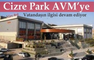 Cizre Park AVM'ye vatandaşdan İlgi