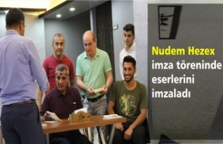 Nudem Hezex Kitap tanıtım ve İmza töreni gerçekleştirildi