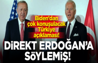 Biden'dan bomba Türkiye açıklaması! Direkt...