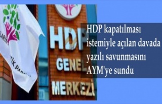 HDP Yazılı savunma AYM'ye sundu