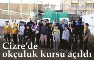 Cizre'de okçuluk kursu açıldı