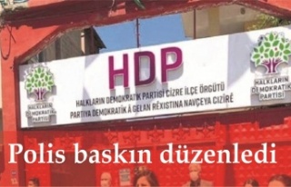 HDP ilçe binasına polis baskını