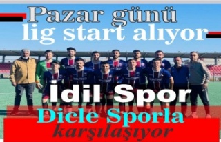 İdil Spor Sahaya çıkıyor