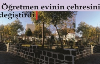 Öğretmen evinin çehresini değiştirdi