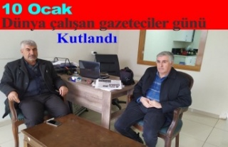 10 Ocak Dünya çalışan gazeteciler günü kutlandı