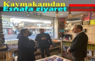 Kaymakamdan Esnafa Ziyaret