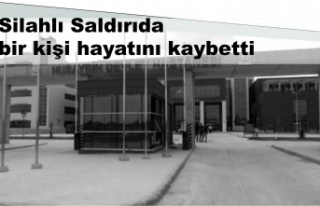 Silahlı saldırıda bir kişi