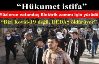 Bizi Kovid-19 değil, DEDAŞ öldürüyor, Hükumet...