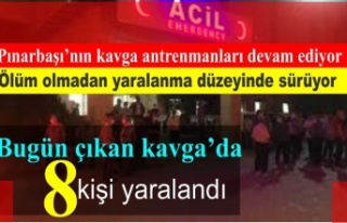 Pınarbaşında aile arasında çıkan kavga'da...