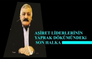 AŞİRET LİDERLERİNİN YAPRAK DÖKÜMÜNDEKİ SON...