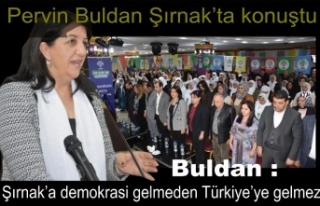 Buldan: Şırnak’a demokrasi gelmeden Türkiye’ye...