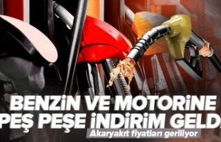 Motorin ve benzin fiyatı için peş peşe yeni indirim...