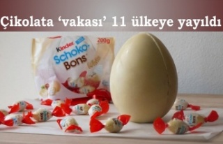 Çikolata ‘vakası’ 11 ülkeye yayıldı