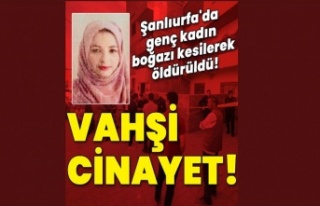 Genç kadın boğazı kesilmiş halde bulundu