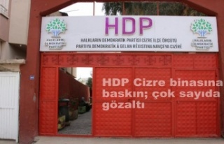 HDP Cizre ilçe binasına baskın yapıldı: 5 HDP...