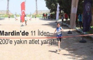 Mardin'de 11 İlden 200'e yakın atlet yarıştı