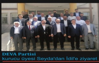 DEVA Partisi kurucu üyesi Seyda'dan İdil'e...