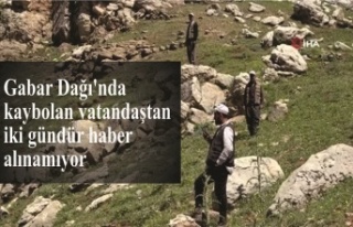 Gabar Dağı'nda kaybolan vatandaştan iki gündür...